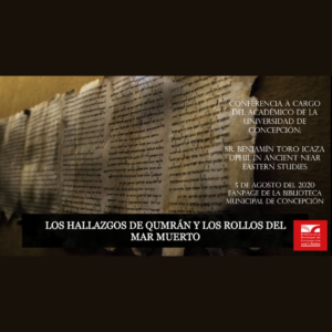 Charla: “Los hallazgos de Qumrán y los rollos del Mar Muerto”